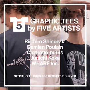GRAPHIC TEES by FIVE ARTISTS