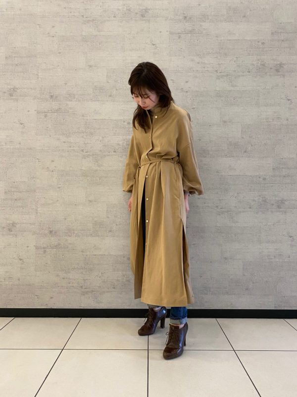 スタンドカラーシャツワンピース – Johnbull Private labo の