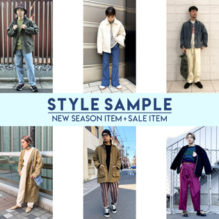 【STYLE SAMPLE】NEW SEASON ITEM+SALE ITEM