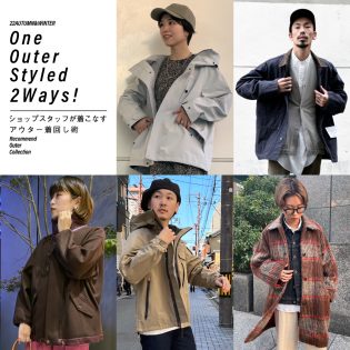 One Outer Styled 2Ways! – Johnbull Private labo の