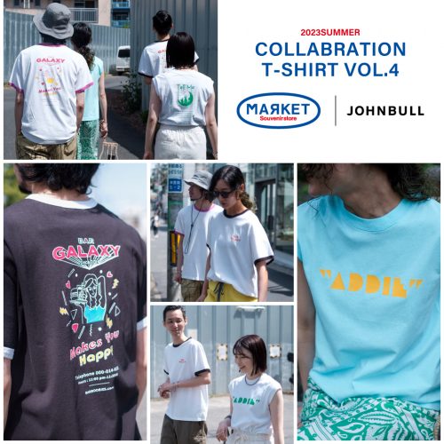 maRket×JOHNBULL Collaboration T-shirt vol.4