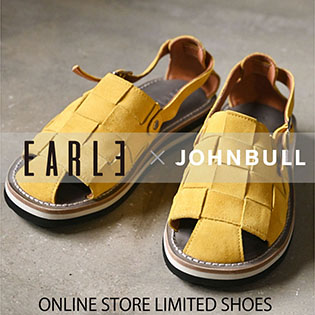 EARLE×JOHNBULL 別注サンダルリリース