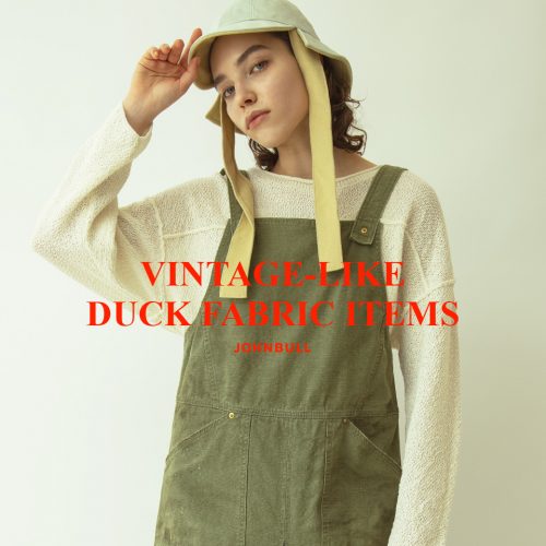 VINTAGE-LIKE DUCK FABRIC ITEMS