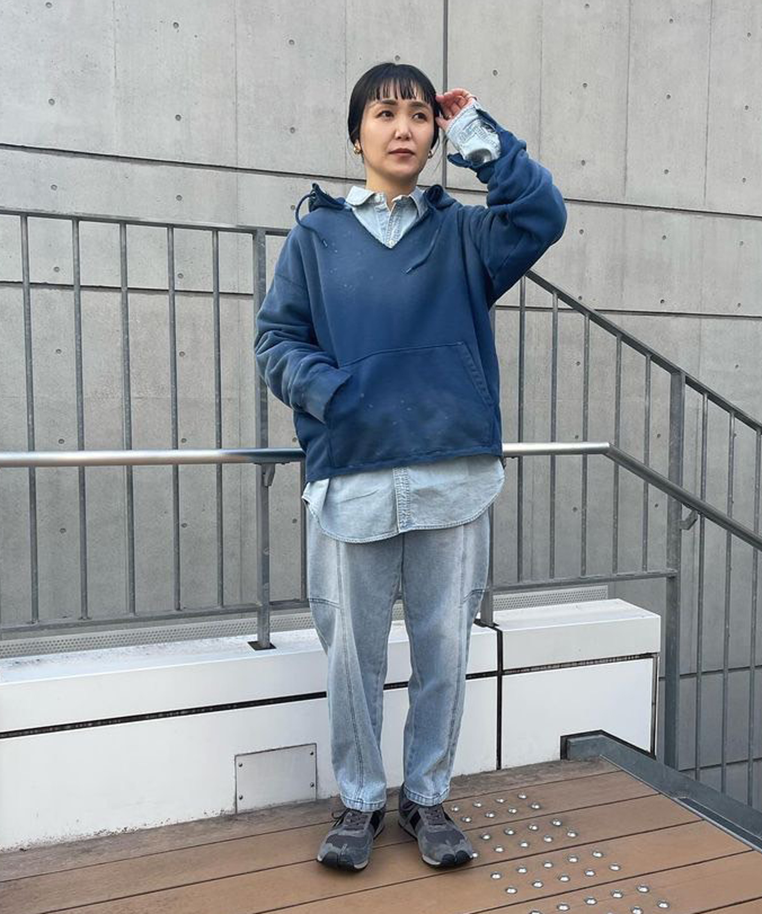 じーじょ セール】24 WS ARCH HALF ZIP/DCハーフジップスウェット