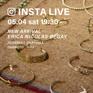 INSTA LIVE～インディアンジュエリー【ERICKA NICOLAS BEGAY】のご紹介