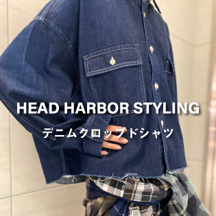 Johnbull デニムクロップドシャツ Mサイズ HEAD HARBOR STYLING－デニムクロップドシャツ – Johnbull