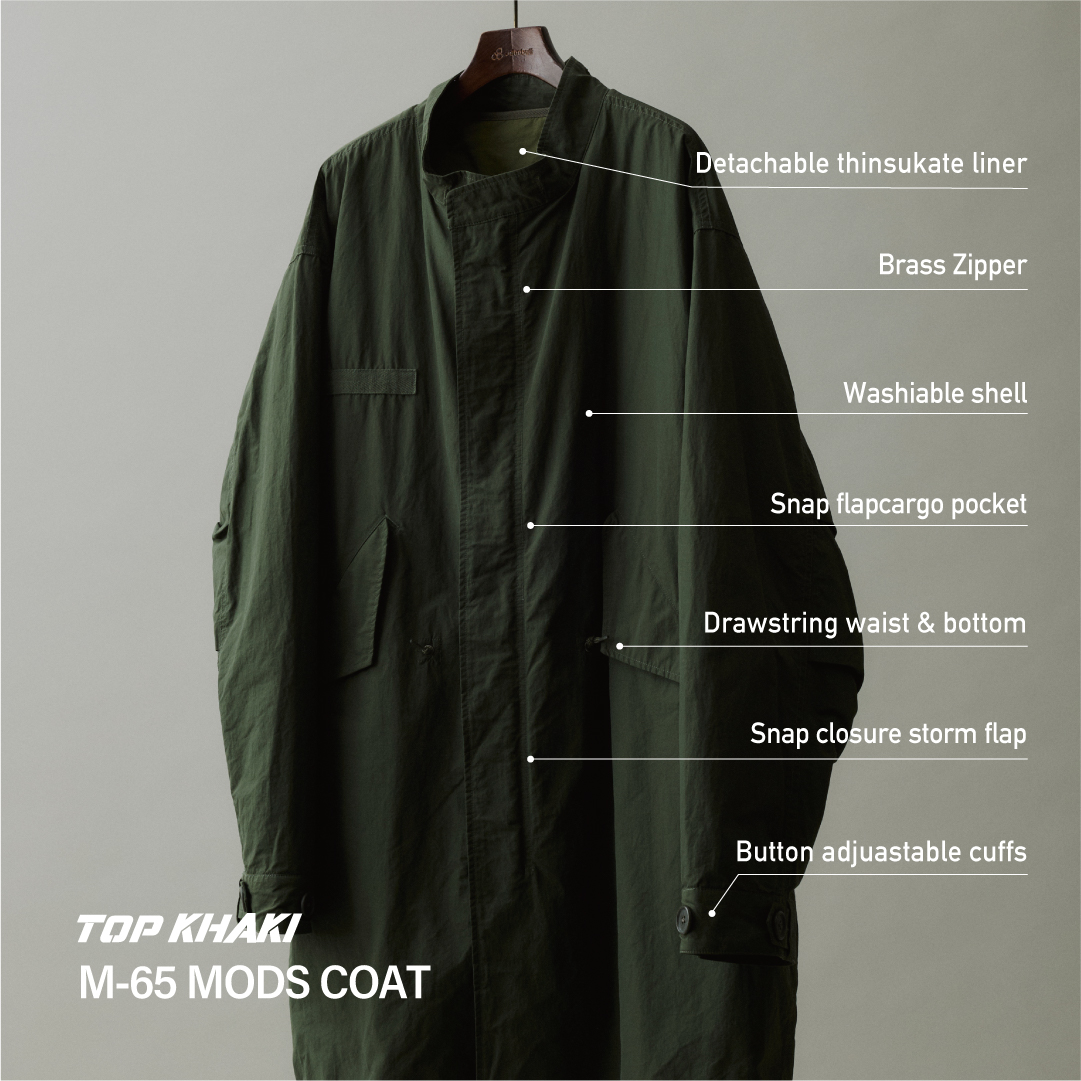 個人装備 M-65 M-65 MODS COAT – Johnbull Private labo のオフィシャルサイト