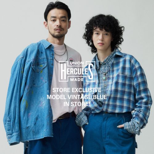UNION HERCULES MADE STORE EXCLUSIVE MODEL VINTAGE BLUE IN STORE！