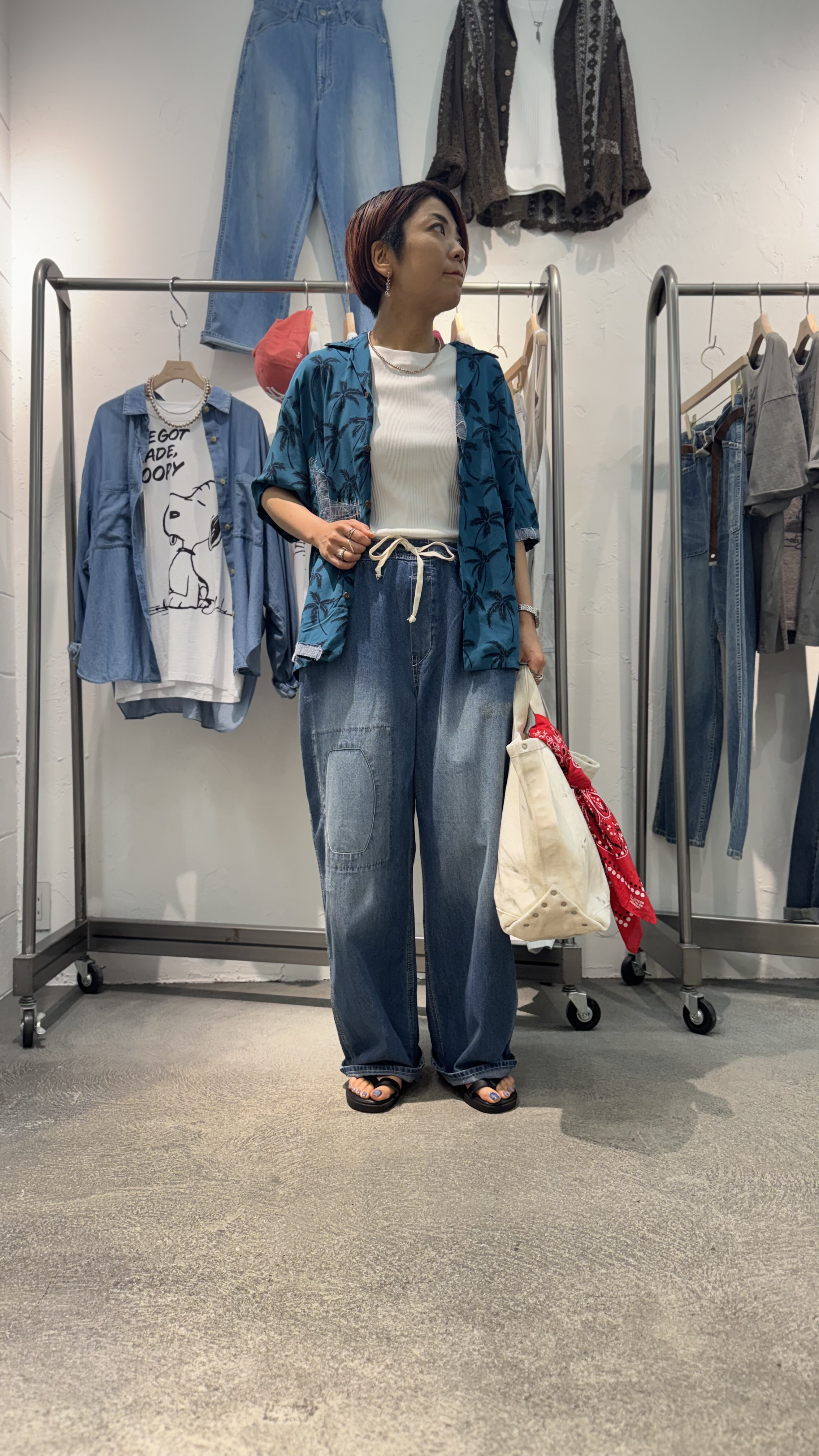 DENIM EASY PANTS for WOMEN】 – Johnbull Private labo の