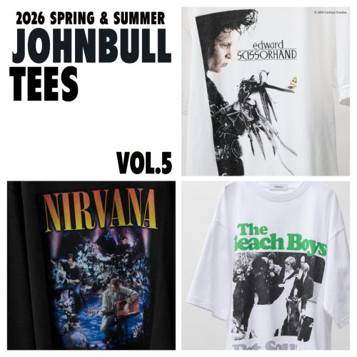2026 SPRING ＆ SUMMER JOHNBULL TEES VOL.5